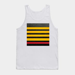 ART leather black with yellow Tank Top